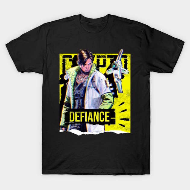 Apex Legends Crypto Defiance T-Shirt by LucioDarkTees